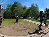 Скульптурная группа "Снимается кино"