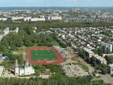 Вид на Барнаул с высоты в районе парка "Арлекино"