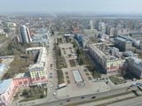 Центр Барнаула с высоты птичьего полета